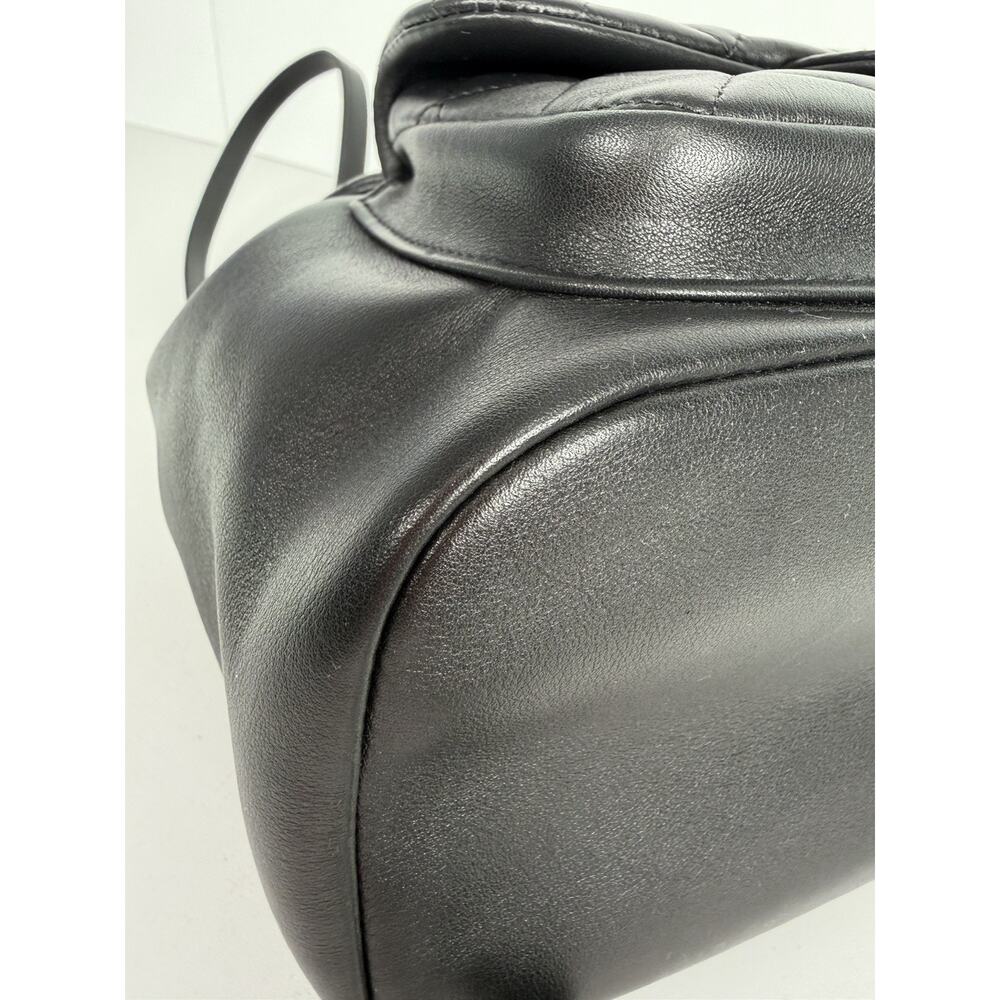 Chanel Large Duma Backpack in Black Quilted Lambskin Leather NFC D7 - Picture 6 of 16